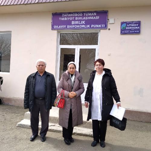 FOR HUMAN DIGNITY! On March 6, 2025, a visiting reception was held in the family-doctor center “Birlik” of Zafarabad district of Jizzak region 