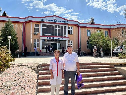 Во благо человека! Центральной поликлинике Дехканобадского ТТБ 