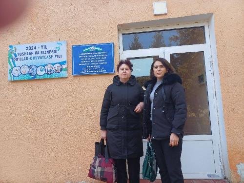 On February 13, 2025, training was conducted in the SPD “Ipak yuli” of Mirzachul district, Jizzak region, by the instructors of RSNPMCE WF GF N. Mustakokulova and R. Yafasova