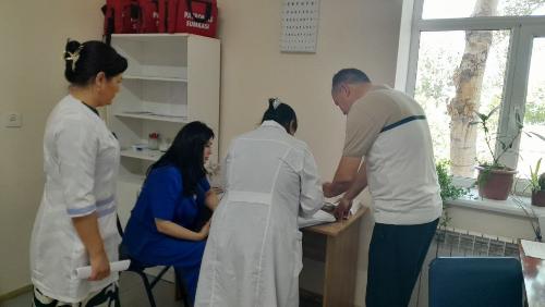 For human dignity! On August 29, Monitored the screening in the Yangibozor district of the region and gave the necessary recommendations.