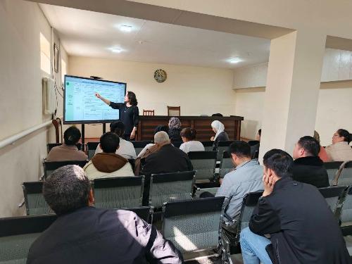 On 18.03.2026, endocrinologist of the RSPMCE ZhF Mustafakulova N. conducted training for 6 nasologists in endocrinology in the Zarbdor district.