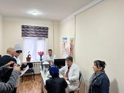 Во благо человека! Ведущими специалистами Центров кардиологии и эндокринологии Медицинского центра Ш.Рашидовского района МЦП Джизакской области