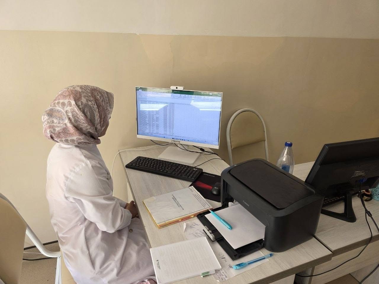 On August 17.08.2026, the curator of the Yashnobod district of Tashkent, S.S. Gulomov, inspected the state of the endocrinology service in the primary health care sector at SP 67 of the Yashnobod district.