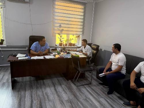 The Ministry of Health's working group in the Andijan region continues its work.