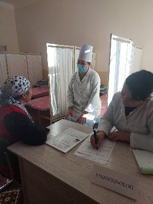 2026-йил 8-январда Мурувват аёллар пансионатида чуқур тиббий кўрик доирасида