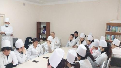  Practical activities of the specialists of the OBLAST ENDOCRINOLOGICAL DISPANSER continue in Tashkent region