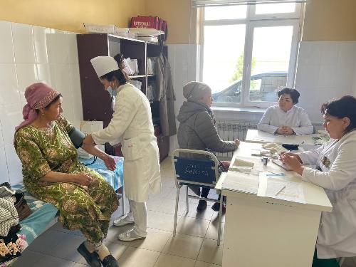 On March 11, 2025, in-depth medical examination of the population was conducted in Ziyovuddin SP of Pakhtacha district of Samarkand region