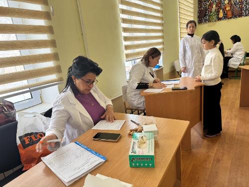 Nurafshon, Angren va Chirchiq shaharlarida, shuningdek Bo‘stonliq, Oqqo‘rg‘on, Quyi Chirchiq, Qibray va Yuqori Chirchiq tumanlarida skrining tadbirlari o‘tkazildi.