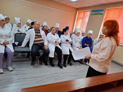 Doctors supervising districts in the city of Tashkent underwent training in patient routing for six endocrine nosologies and received trainer certificates upon completion of the training. 