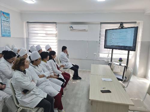 On February 2, 2026, a lecture was given to the medical staff of the 30th outpatient department of the Yashnobod district of Tashkent city.