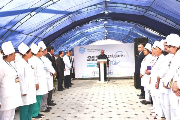 Inson qadri uchun! Surxandaryo viloyati Uzun tumanida  “Salomatlik sayllari” akciyasi tadbiri  bo'lib o'tdi.