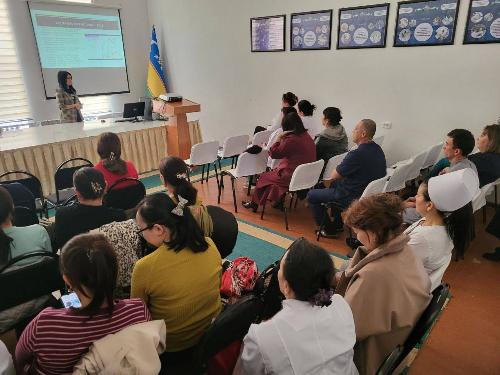 For human dignity! On November 11-12, N.A. Nazarova, conducted a training seminar School of Metabolic Health for endocrinologists of the endocrinological dispensary of the Republic of Korakalpogistan. 