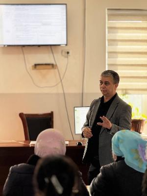 RIEIATM Samarqand viloyati filiali endokrinologi A.E.Xamzayev tomonidan " Endokin kasalliklarni tashxislash algoritmi va davolash yo‘nalishi xaritasi" mavzusida seminar o‘ tkazildi.
