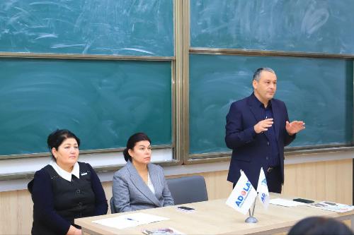 For human dignity! On February 13 this year in Urgench State University was held a meeting with the participation of more than 100 senior students