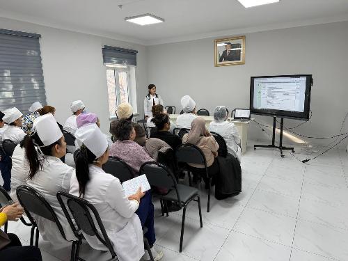 2026-yil 9-yanvar kuni Toshkent filialining endokrinologi Toshkent shahrining Chilonzor tumanidagi hamshiralar va ginekologlar uchun ma'ruza o'qidi.