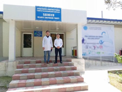 On April 30, 2025, Yusupov M.B., supervisor of Yangiabad district of Jizzak branch of RSNPMCE named after E.H. Turakulov provided practical assistance and training to foster nurses of Sarmich SPD of Yangiabad district. E.H. Turakulov provided practical