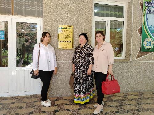 07.05.2025 RIEIATM xodimi Ayxodjayeva M.A., xamda RIEIATMS filiali xodimi endokrinologi Kazimova Z.R., va tuman kuratori Kurbaova N.S., tomonidan Bulung'ur tumani KTMP xamda Mingchinor OSHP da UASH va patronaj hamshiralarga seminar olib bordilar.