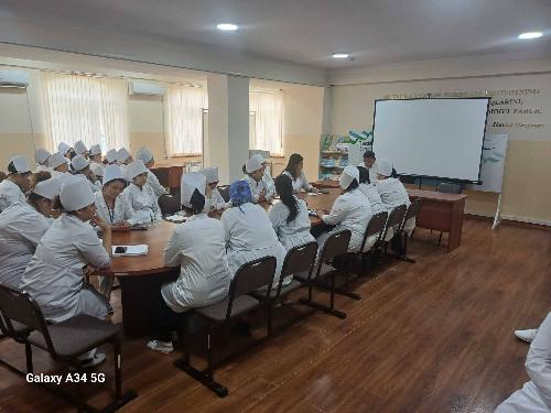 2026-yil 25-fevral kuni Toshkent shahri Yunusobod tumanidagi 56-oilaviy poliklinika hamshiralari uchun ma'ruza o'qildi.