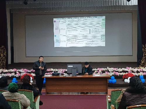 On December 19, 2025, at the Namangan branch of RIEITM, seminar participants were given a detailed step-by-step explanation of the work.