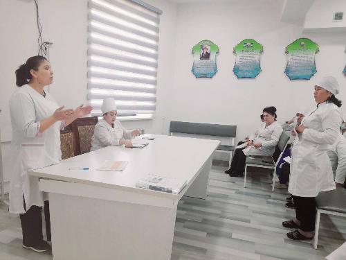 For human dignity!  Andijan branch of RSSPMCE A discussion on diabetes, pre-diabetes and screening algorithm was held and questions of the participants were answered.