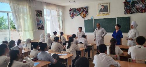 In the city of Yangiyul, Tashkent region, activities were carried out to provide practical assistance in endocrine activities