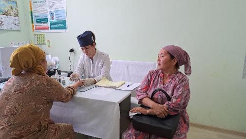 Во благо человека! В ТАШКЕНТСКОЙ ОБЛАСТИ организован 4-х дневный СКРИНИНГ по диабетическому и преддиабетическому заболеванию 