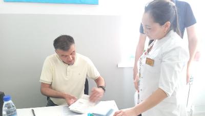 Head of the Department of Reconstructive and Plastic Surgery of Diabetes Mellitus Patients of RSNPMCE named after Academician E.H. Turakulov, Doctor of Medical Sciences, doctor of the highest category T.T. Kamalov visited the Republic of Karakalpakstan on