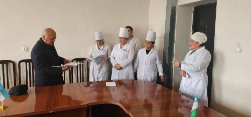 Состоялась беседа с куратором РСНПМЦЭНФ Тоджимирзаевой о процессе отбора сетевых планов, разработанных в 42 СП «Батх» и 38 СП в рамках Учкургинского СПП