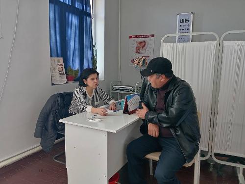 "HEALTH MARATHON", on February 3, 2026, 32 residents of the city of Jizzakh underwent an in-depth medical examination