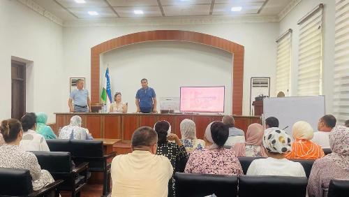 Во благо человека! 17 районов/городов Андижанской области был проведен семинар-тренинг 