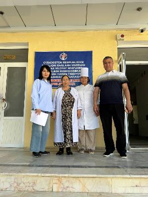 Inson kadri uchun!12.05.2025 yilda Jizzax viloyati Forish tumanida RIEIATM malakali endokrinologi, PhD, Jizzax viloyati kuratori Nazarova N.S. hamda RIEIATM JF davolash ishlari bo‘yicha direktor o‘rinbosari Qulmatov X,.O‘ tomonidan amaliy yordam ko‘rsatil