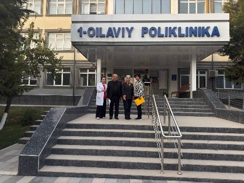 2025 йил 17 ноябрда Ш. Рашидов (Жиззах вилояти) Жиззах шаҳридаги 1-сонли оилавий поликлиникада профессор З.Ю. Халимова мониторинг ўтказди