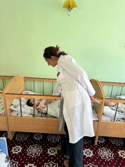 On 18.02.2026, at the Samarkand Regional Children's Home, endocrinologist of the RSPMCE SF Ulugova Kh.T. examined a total of 19 children with disabilities.