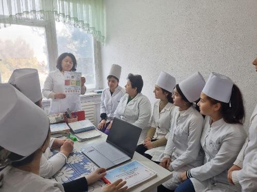 For the good of man! A seminar for primary health care nurses of the district was held in Bukhara region on “Primary prevention of diabetes mellitus and iodine deficiency, formation of healthy lifestyle and culture of proper nutrition