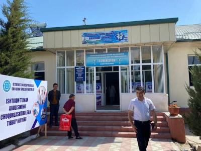 14.04.-18.042025 yil Ishtixon tumani O‘zbekiston, Mustaqillik, Yangiobod, Sog‘lom avlod OShP va KTMP da chukurlashtirilgan tibbiy ko‘rik bulib utdi.