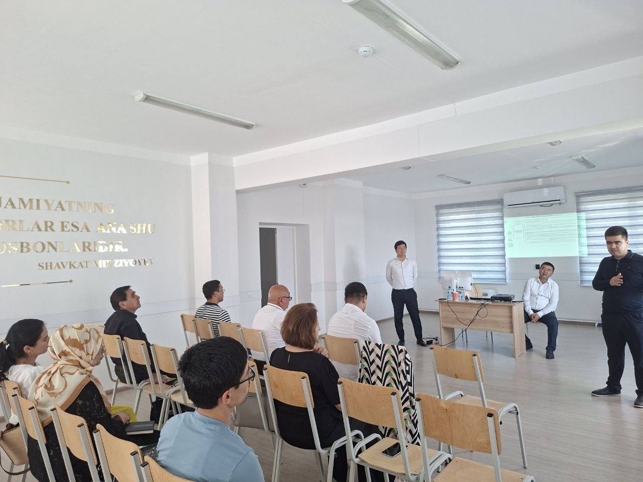 On May 6, 2026, Nabiev Sh., a specialist at the RSSPMCE, and Dzhalilov G., a physician at the RSSPMCENF, jointly organized a presentation for district family doctors at the Novonamangan District Medical Clinical Hospital. 