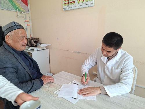 We took part in a free medical examination organized in the Ohangaron district according to the principle “A prosperous district – a prosperous street – a prosperous home.”