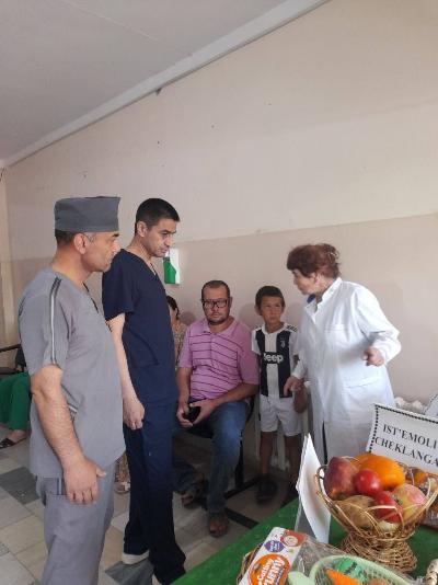 Tibbiy ko‘riklarda aholining endokrin kasalliklari bo‘yicha salomatliklari alohida tekshirilmoqda"Sog‘lomlashtirish oyligi"