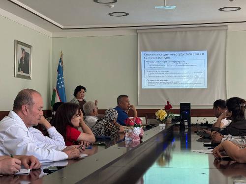 2026-yil 7-may kuni t.f.n M.A. Ayxodjaeva Jizzax viloyati endokrinologlari uchun ilmiy-amaliy tadbir tashkil etdi.