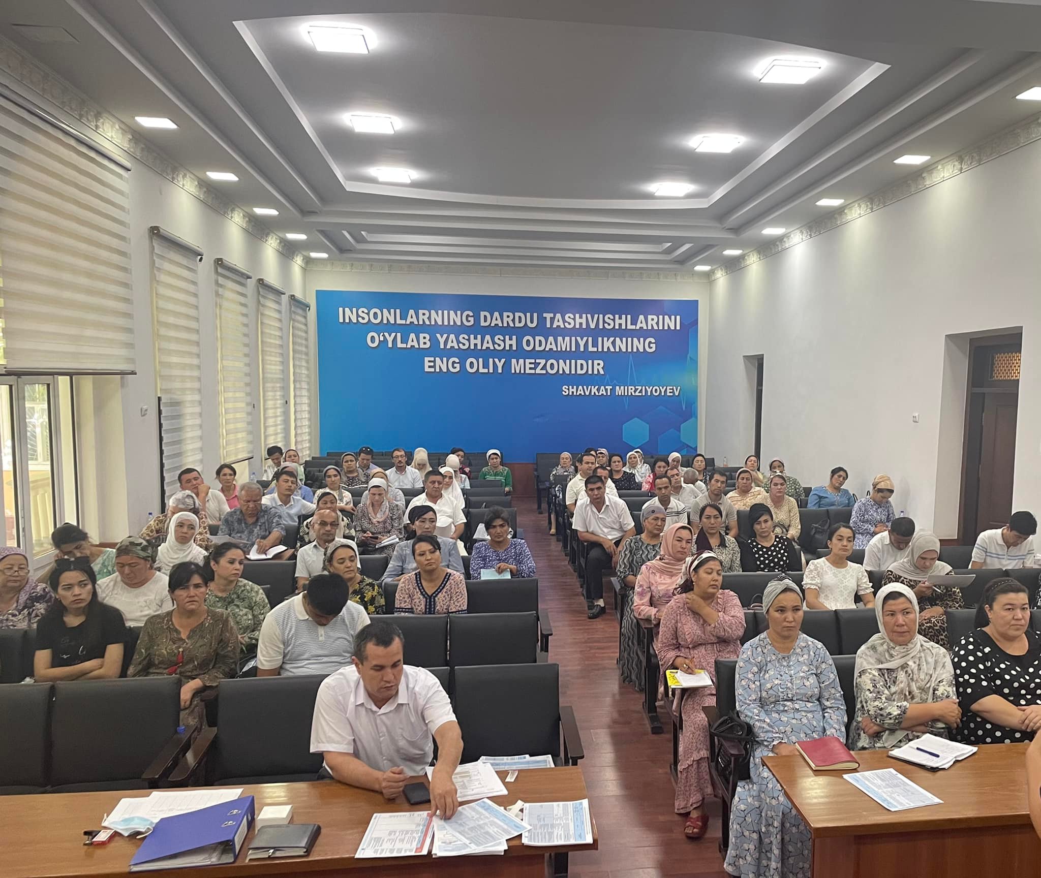 Аndijon viloyatida skrining ishlari boʼyimda monitoring ishlari amalga oshirildicha seminar-treninglar