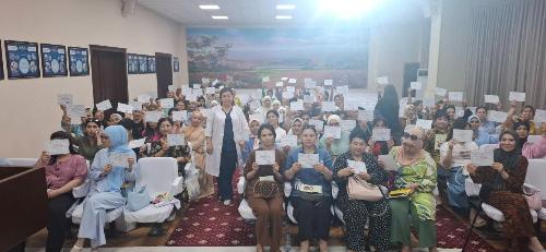 Во благо человека!!! 29-30-31 мая 2025 года в конференц-зале Центра РСНПМЦЭ имени академика Ё.Х.Туракулова старшим тренером отделения гемодиализа М.Ж.Мархаевой был проведен семинар-тренинг для медицинских сестер