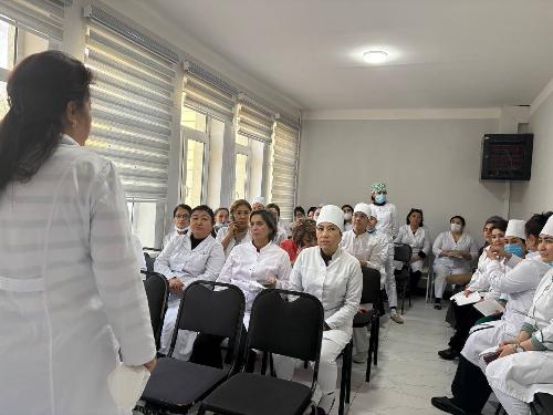 On 30.01.2026, a training seminar was organized for doctors and nurses of the 35th family clinic of the Chilonzor district.