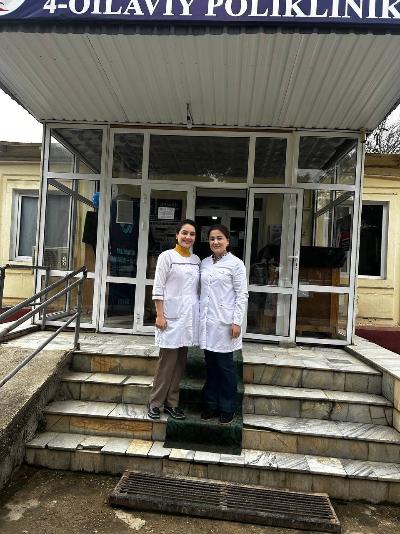 On February 16, 2026, a qualified endocrinologist of the RSPMCE Epidemiology, PhD Diyora Inagamova held at Family Clinic № 4 in the city of Jizzakh and provided practical assistance