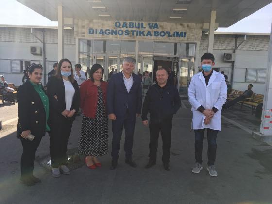 13.10.2022 йил Зангиота-2 Республика ихтисослаштирилган шифохонасида