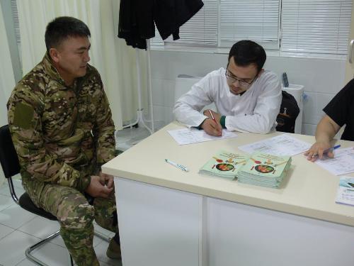 Во благо человека! В воинских частях и комплексах, расположенных в городе Ташкенте, совместно с РСНПМЦЭ
