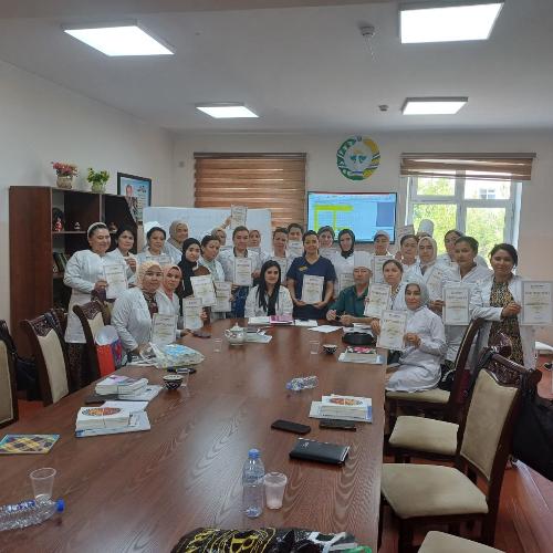 For human dignity!  S.S. Ismatullaeva, trainer of the Diabetes School, conducted an 18-hour seminar-training course at the RSNPMCE named after Academician Y.H. Turakulov