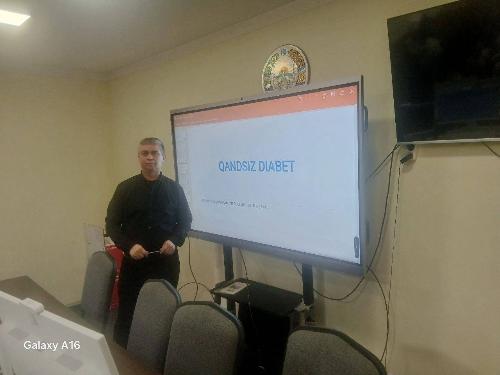 2026-yil 9-fevral kuni Pastdarg'om tuman tibbiyot birlashmasida “Endokrin kasalliklarni tashxislash va davolashda bemorning yo'li” mavzusida seminar-trening bo'lib o'tdi.