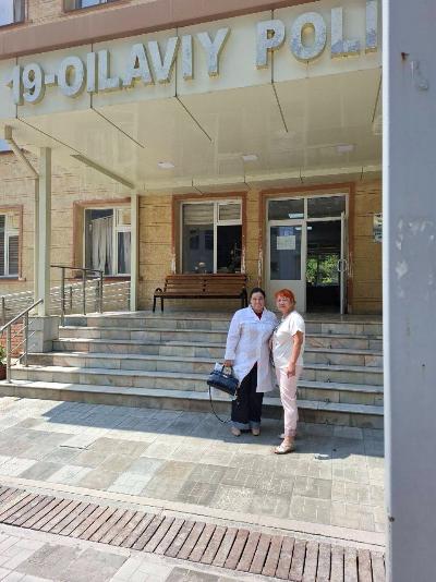 11.06.2025 йил Академик Ё.Х Тўрақулов номидаги РИЭИАТМ Тошкент шахар филиали энокринологи Олмазор тумани куратори Е.А. Кан томонидан Олмазор тумани 19 ОП хизмати ўрганилди. 