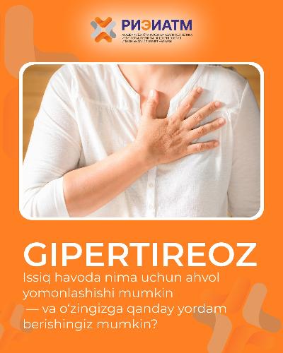 Yoz keldi — siz dam olyapsiz, lekin tanangizda bezovtalik, uyquchanlik yoki ishtahasizlik sezilyaptimi?