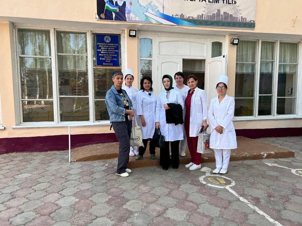 Инсон қадри учун! Хоразм вилоятидаги (9-сонли болалар боғчаси, 2-мактаб) ўртасида эндокрин касалликларни эрта аниқлаш мақсадида скрининг ўтказилди.
